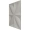 Ekena Millwork 19 5/8in. W x 19 5/8in. H Alexa EnduraWall Decorative 3D Wall Panel Covers 2.67 Sq. Ft. WP20X20ALCCH - alternate 4